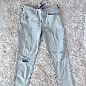 American Eagle Next Level Stretch Jeggings- Light Blue